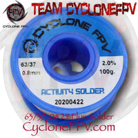 63/37 .031in .8mm Leaded Solder 10 Pack - Cyclone FPV